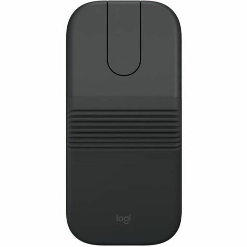 Logitech Mobi Fold Travel 鼠标 - 蓝牙/射频 - 4 按钮 - 2 可编程按钮 - 灰 - PC, Mac - 无线 - 10 m - 2.40 GHz - 可充电 - 4000 dpi - 滚轮 - 对称