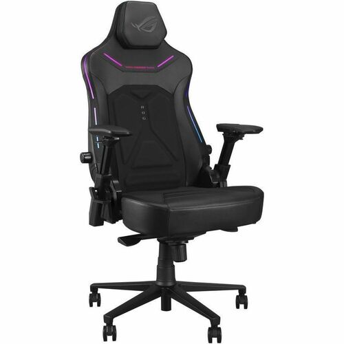 ASUS ROG Courser SL302 Gaming Chair - 4D Armrests - 90-155° Recline - 136kg Max Load - Magnetic Headrest, Lumbar Support -