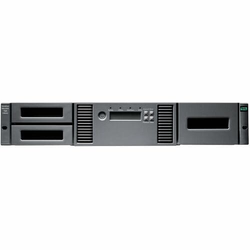 HPE Storage Tape Library24 x Cartridge Slot - LTO-8 - 2U - Rack-mountable - 1 Year Warranty - 30 TB (Compressed)300 MB/s (