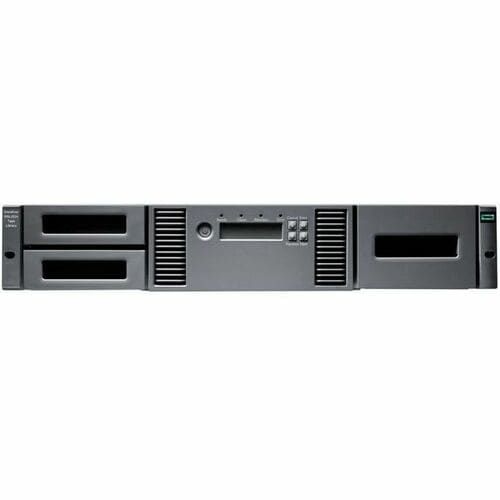 HPE Storage Tape Library24 x Cartridge Slot - LTO-9 - 2U - Rack-mountable - 1 Year Warranty - 45 TB (Compressed)300 MB/s (