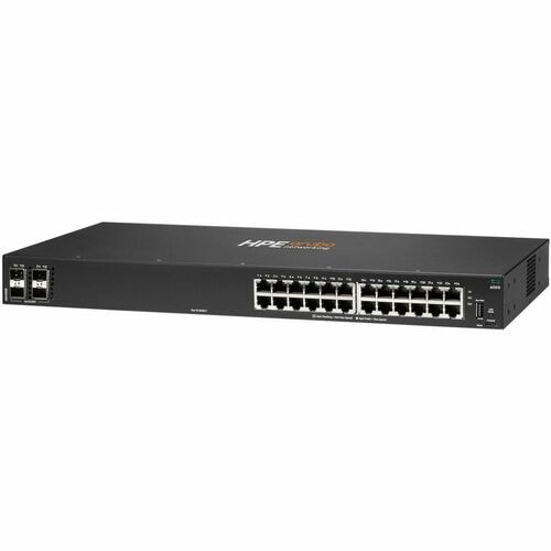 Aruba CX 6000 24 Ports Manageable Ethernet Switch - Gigabit Ethernet - 10/100/1000Base-T - 2 Layer Supported - 4 SFP Slots
