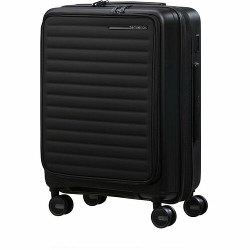 Samsonite Restackd Travel/Luggage Case (Suitcase) for 26.7 cm (10.5") to 39.6 cm (15.6") Travel - Black - Scratch Resistan