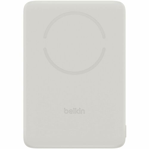 Belkin BoostCharge Power Bank - Sand - For Qi2-enabled Device, iPhone - 10000 mAh - 30 W - USB Type-C Connector - 2 x USB 
