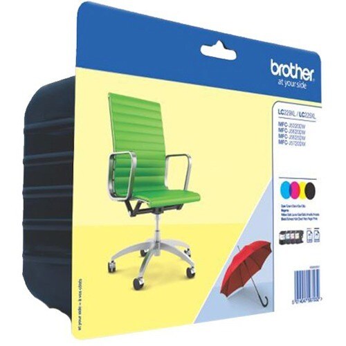 Brother Original Inkjet Ink Cartridge - Value Pack - Black, Cyan, Magenta, Yellow - 4 / Blister Pack - 2400 Pages Black, 1