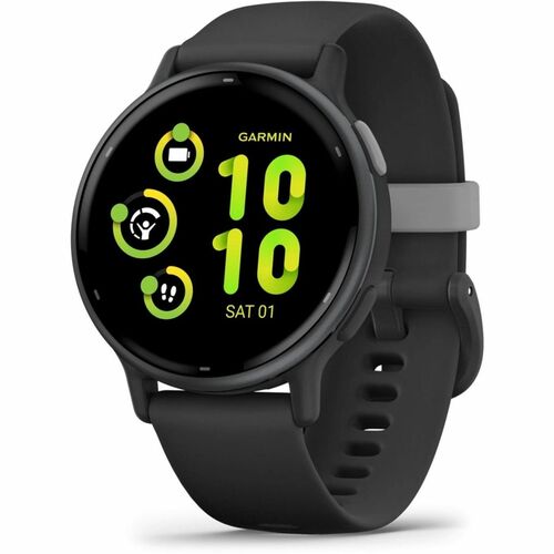 Garmin vívoactive 5 Smart Watch - Slate, Black Case Color - Black Band Color - Aluminium, Anodized Aluminium Case Material
