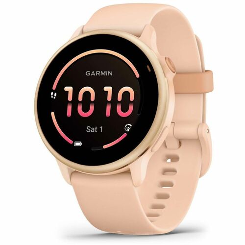 Garmin vívoactive 6 Smart Watch - Metallic Pink Dawn Body Color - Heart Rate Monitor - Sleep Monitor, Text Messaging, Emai