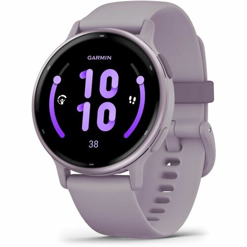 Garmin vívoactive 5 Smart Watch - Orchid Case Color - Orchid Band Color - Aluminium, Anodized Aluminium Case Material - Si