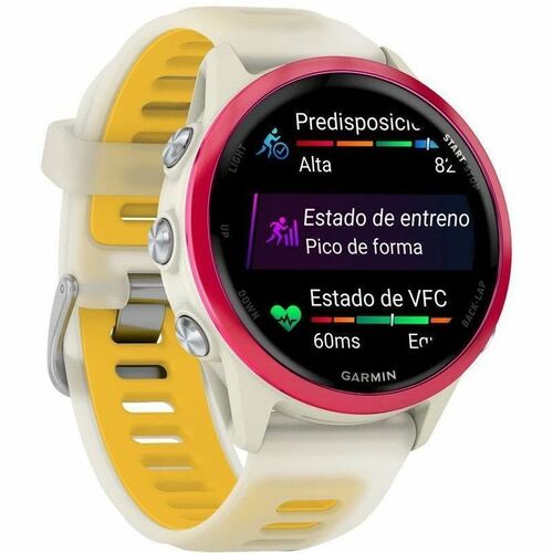 Garmin Forerunner 570 Smart Watch - 42.40 mm Case Height - 42.40 mm Case Width - Raspberry Body Color - Aluminium Body Mat