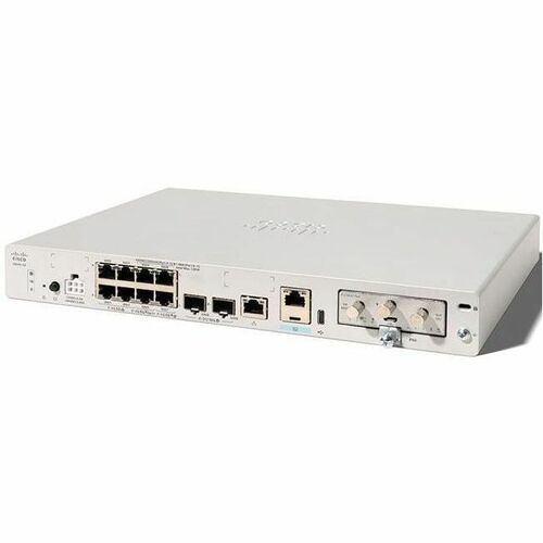 Cisco 8200 C8231-E-G2 Router - 2 Ports - 1 RJ-45 Port(s) - 1 WAN Port(s) - PoE Ports - Management Port - 4 SFP (mini-GBIC)