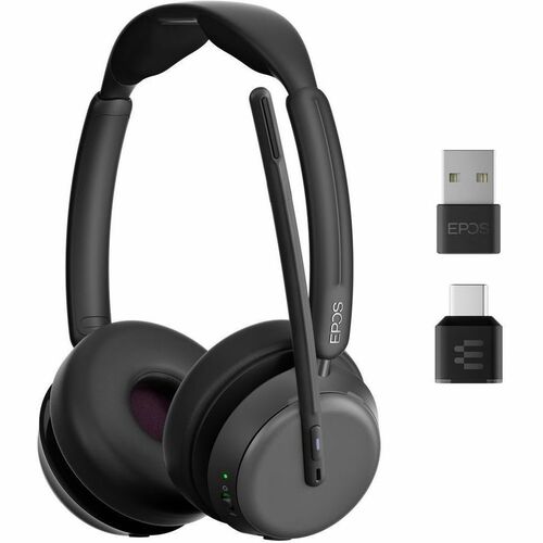EPOS IMPACT Kabellos Kopfbügel Stereo Headset - Microsoft-Teams-Zertifizierung - Binaural - Ohraufliegend - 2987 cm Reichw