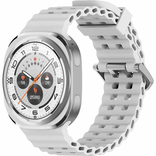 Carneo GTR Falcon HR+ Smart Watch - Round Case Shape - 12 mm Case Thickness - 45 mm Case Width - Silver Body Color - Glass