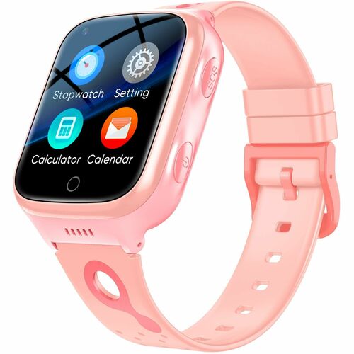 Carneo GuardKid+ 4G Platinum Smart Watch - 47 mm Case Height - 16 mm Case Thickness - 41 mm Case Width - Children - Pink B