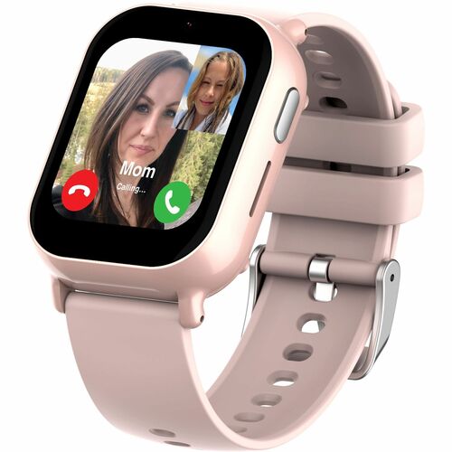 Carneo Smart Watch - 14 mm Case Thickness - Children - Pink Body Color - Wireless LAN - 4G - LTE - Pedometer, Gyro Sensor 