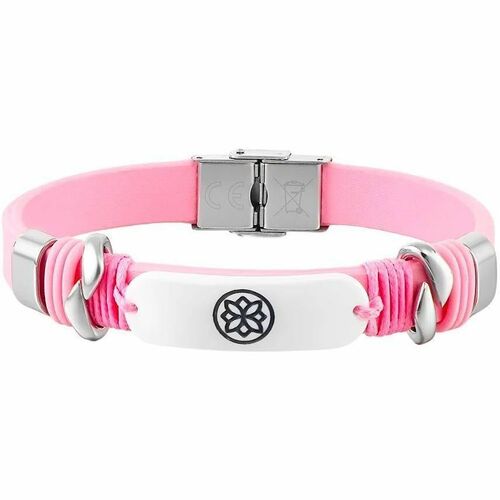 Carneo Smart Band - Pink Band Color - Leather Band Material - Near Field Communication - Water Proof