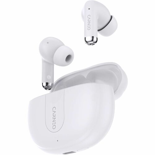 Carneo 4Fun mini True Wireless Earbud Stereo Earset - White - Binaural - In-ear - 1000 cm - Bluetooth - 20 Hz to 20 kHz - 