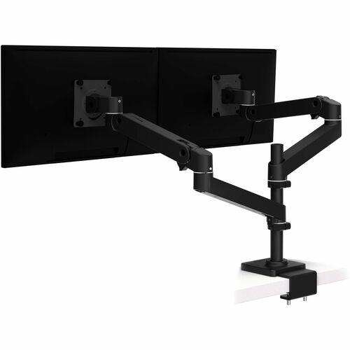 Ergotron Mounting Arm for Monitor, LCD Display - Black - Height Adjustable - 2 Display(s) Supported - 68.6 cm (27") Screen