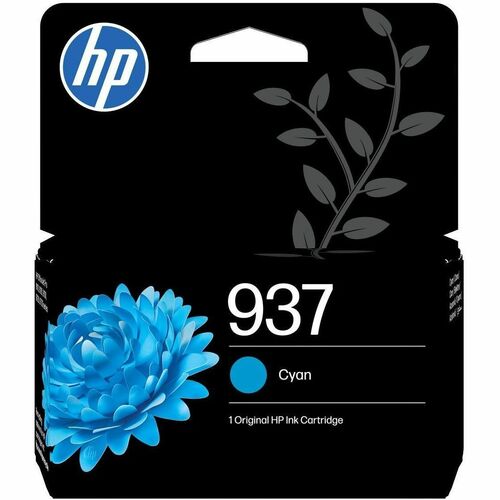HP 937 Original Standard Yield Inkjet Ink Cartridge - Cyan - 1 Pack - 800 Pages