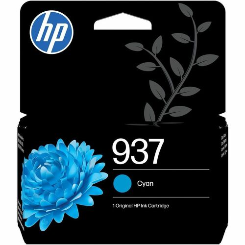 HP 937 Original Inkjet Ink Cartridge - Cyan - 1 Pack - 10 mL - 800 Pages
