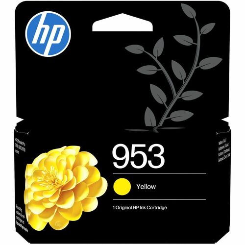 HP 953 Original Standard Yield Inkjet Ink Cartridge - Yellow - 1 Pack - 8.5 mL - 630 Pages