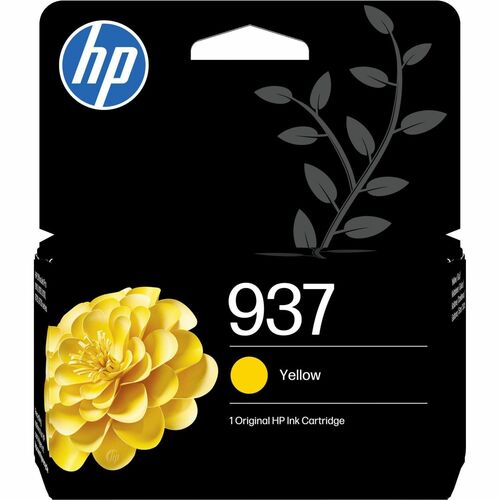 HP 937 Original Standard Yield Inkjet Ink Cartridge - Yellow - 1 Pack - 800 Pages
