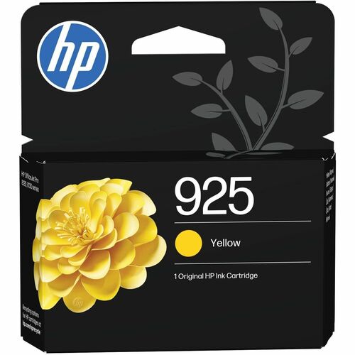 HP 925 Original Standard Yield Inkjet Ink Cartridge - Yellow - 1 Pack - 400 pages