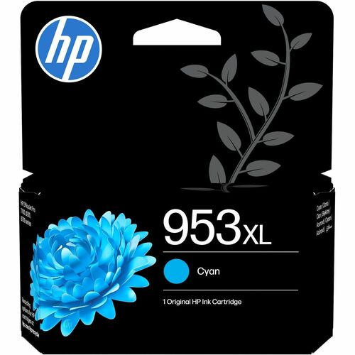 HP 953XL Original High Yield Inkjet Ink Cartridge - Cyan - 1 Pack - 18 mL - 1450 Pages