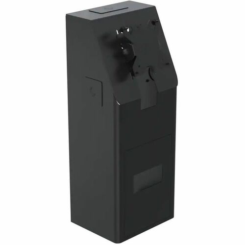 SpacePole Mini Mounting Kiosk for Receipt Printer, Display Screen, Scanner - Black - Landscape/Portrait - 68.6 cm (27") Sc