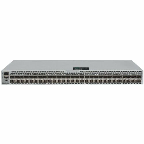 HPE SN6800B 56 Anschlüsse 128 Gbit/s Fibre Channel Switch - 128 Gigabit Ethernet, 64-Gigabit-Ethernet - 56 x Total Expansi