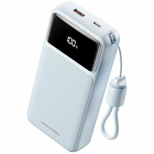 Vention XGY40 Power Bank - Blue - For Universal, iPhone, iPad Pro - 1 x Type-C 20W - 20000 mAh - 22.50 W - 3 A, 2 A, 1.50 