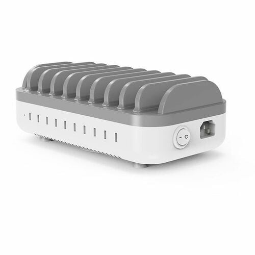 Compulocks 10PUSBCDKS-UK 200 W Charging Station - 1 Pack - Universal Adapter - 10 USB Type-C - For USB Type C Device, Tabl