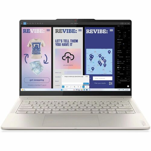 Lenovo Yoga 7 14ILL10 83JQ00H9SB 35.6 cm (14") Touchscreen Convertible Copilot+ PC 2 in 1 Notebook - WUXGA - 60 Hz - Intel
