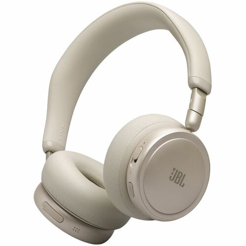 JBL LIVE 680NC Wireless Noise Cancelling On-ear Headphones - Stereo - Mini-phone (3.5mm), USB Type C - Wired/Wireless - Bl