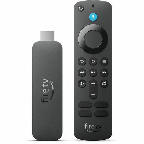 Amazon Fire TV Stick Network Audio/Video Player - 1 GB / 8 GB - Wireless LAN - AC Power Cable Included - Black - Alexa - H