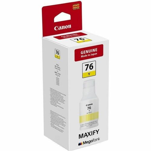Canon GI-76 Y Original Inkjet Ink Cartridge - Yellow Pack - 14000 Pages