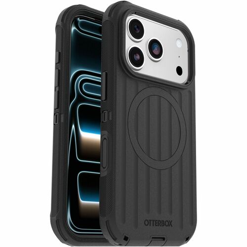 OtterBox Defender Series Pro Case for Apple iPhone 18 Pro, iPhone 17 Pro Smartphone - Texture Grip - Black - Bump Resistan