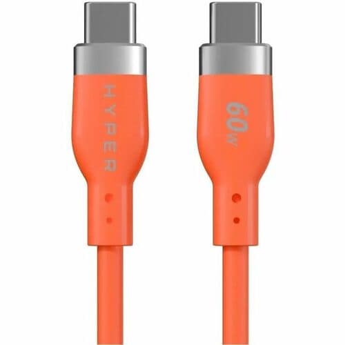Hyperjuice HyperJuice HJ4011OGGL Charging Cable - 1.52 m - For USB Type C Device, MacBook, iPhone - USB Type C / USB Type 