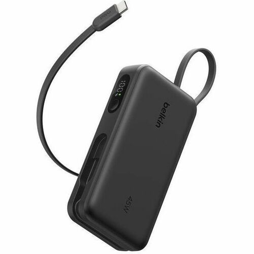 Belkin UltraCharge Stromspeicher - Schwarz - für iPhone, Smartphone, Android-Gerät, USB Typ C Gerät, Tablet-PC, iPad, iPad