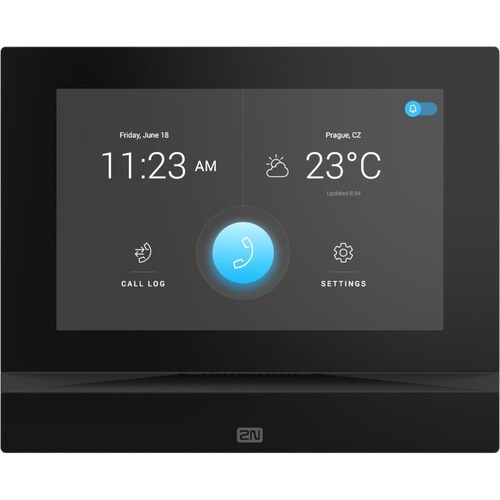 2N Indoor View 17.8 cm (7") Video Door Phone Master Station - Touchscreen - Tempered Glass - Residential, Office