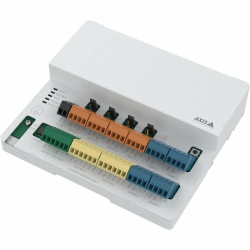 AXIS A9910 Relay Expander - Wall Mountable, DIN Rail Mountable - Steel