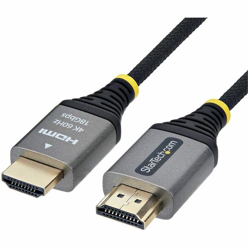 StarTech.com 3 m HDMI A/V Cable - 1 - Cable for Audio/Video Device, Workstation - First End: 1x HDMI 2.0 Digital Audio/Vid