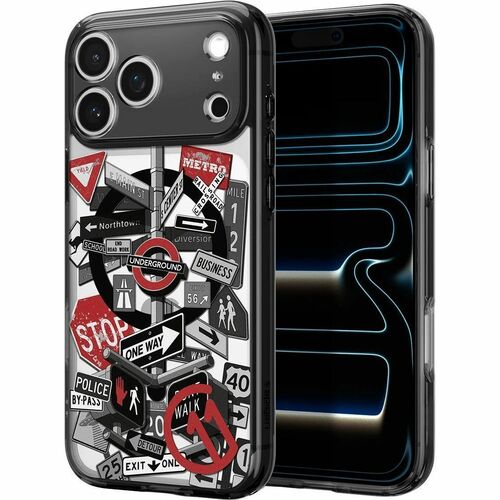 Spigen Ultra Hybrid Case for Apple iPhone 17 Pro Max, iPhone 18 Pro Max Smartphone - Hexa-layer 3D Spatial Printing - Sign