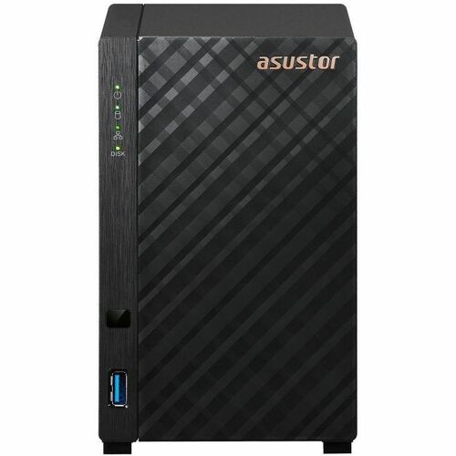 ASUSTOR Drivestor 2 Gen2 (AS1202T) - Realtek RTD1619B Quad-core (4 Core) 1.70 GHz - 2 x HDD Supported - 1 GB RAM DDR4 SDRA