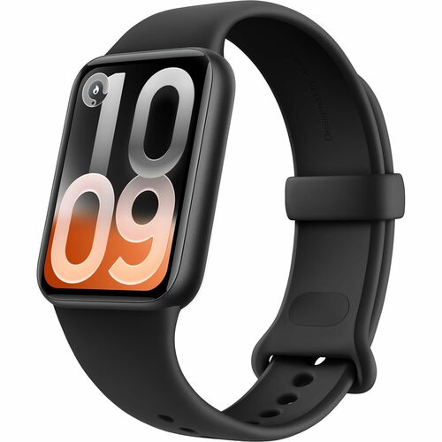 MI Smart Band 10 Pro Smart Watch - Black Body Color - Aluminium Alloy Case Material - Thermoplastic Polyurethane (TPU) Ban