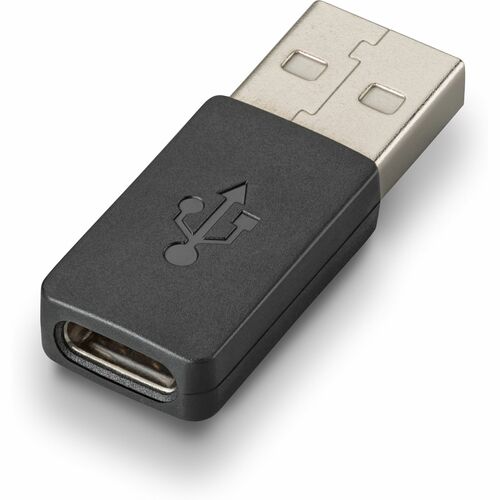 Poly Data Transfer Adapter - 1 - 1 x 4 -pin USB Type A - 1 x 24 -pin USB Type C - Black