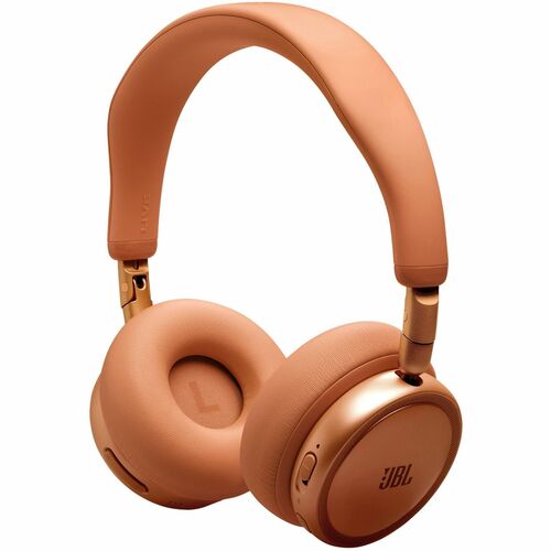 JBL Live 680NC Wired/Wireless Over-the-head, On-ear Stereo Headset - Orange - Binaural - Circumaural - Bluetooth - 32 Ohm 