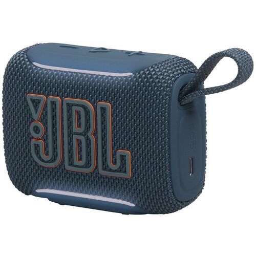 JBL Go 5 Portable Bluetooth Speaker System - 4.8 W RMS - Blue - 100 Hz to 19 kHz - Battery Rechargeable - 1