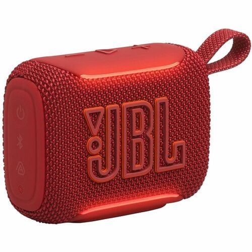 JBL Go 5 Portable Bluetooth Speaker System - 4.8 W RMS - Red - 100 Hz to 19 kHz - Battery Rechargeable - 1
