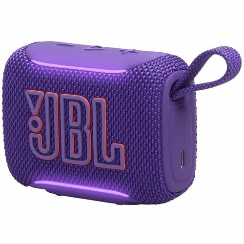 JBL Go 5 Portable Bluetooth Speaker System - 4.8 W RMS - Purple - 100 Hz to 19 kHz - Battery Rechargeable - 1