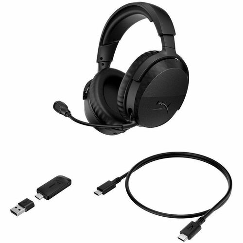HyperX Cloud Stinger 3 Wireless Over-the-head, Over-the-ear Stereo Gaming Headset - Black - Binaural - Circumaural - 2000 