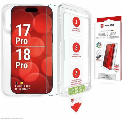 Displex Hülle für Apple iPhone 17 Pro Smartphone - Transparent - Kratzfest, Sturzsicher, Schmutzabweisend, Vergilbungsbest